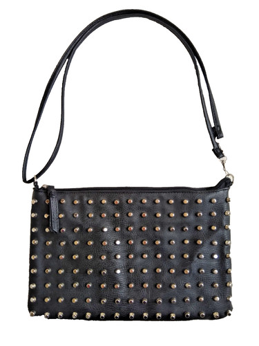 Borsa tracolla nera - , con