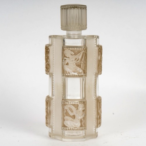 Flacon hélène verre patiné - flacon,