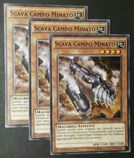 Set 3 Carte : SCAVA CAMPO MINATO Comune da Mazzo in Italiano YUGIOH