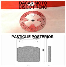 DISCO FRENO POSTERIORE per suzuki GS 500 F 2004 2005 2006 2007 + PASTIGLIE