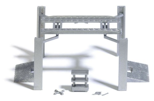 Garage car lift and tools