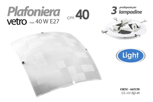Plafoniera applique 40w - plafoniera,