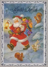 SANTA CLAUS ANIMALS CHRISTMAS