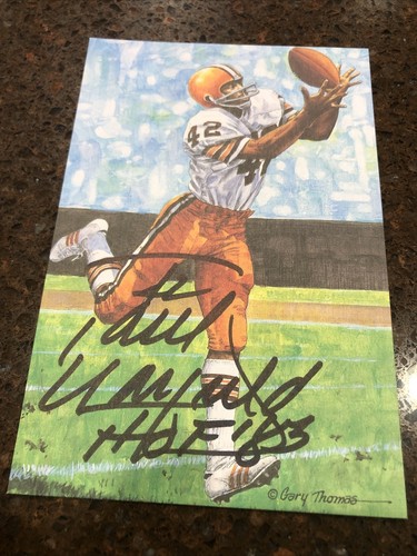 Paul warfield autografo - autografo, goal