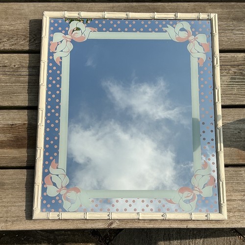 Specchio floreale vintage