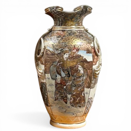 Antico vaso ceramica satsuma - vaso,