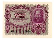 AUSTRIA - BANCONOTA DA 20