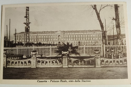 Cartolina campania caserta - cartolina, b/n