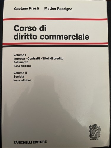 Corso diritto commerciale - di,
