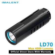 Imalent LD70 Portachiavi Torcia 4000lms Nero Mini EDC Sport All'aperto