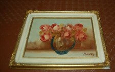 Rossi - Coppa con fiori, olio