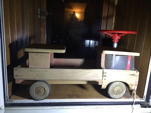 Ancien jouet camion porteur - ancien,