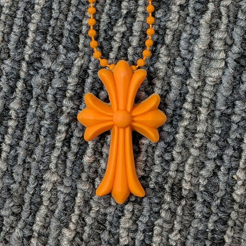 Collana croce silicone - collana,