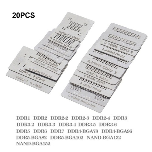 Reballing set stencil per - di,
