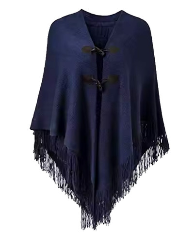 Mantello poncho aperto - , da