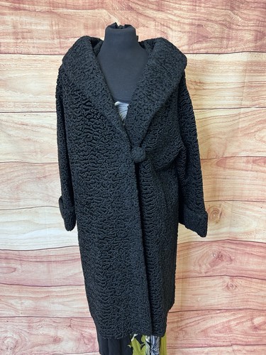Cappotto astrakhan nero - cappotto,