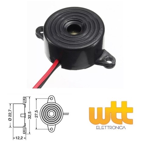 Cicalino buzzer piezoelettrico - cicalino,