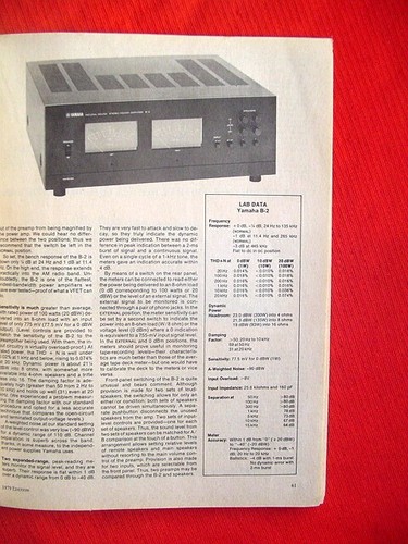 Yamaha amplifier and c 2 - b-2, c-2