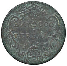 r73_041) FERRARA Benedetto XIV (1740-1758) Baiocco 1751 A IX ? Anacronismo ?