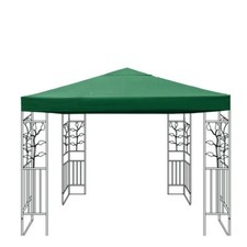 TOP COPERTURA X GAZEBO LEGNO 3X4 METRI POLIESTERE VERDE