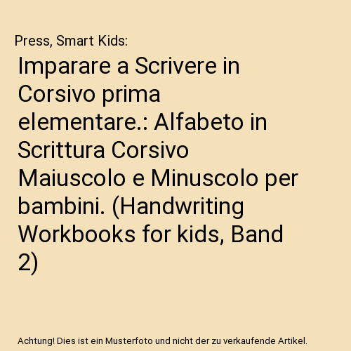 Imparare scrivere corsivo - a, in
