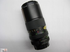 Tele-Zoom Makinon obiettivo 80-200 mm 1:4,5 MC Macro lens Fuji / Porst baionetta 