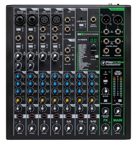 Mackie profx10v3 mixer - mackie,