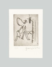Alberto GIANQUINTO - "Senza titolo", 1991 - Acquaforte, 16,5 x 11,5 cm