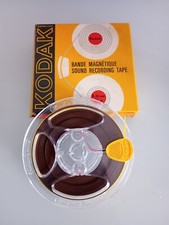 Bobina nastro magnetico 8 cm marca kodak nuovo nastro vergine