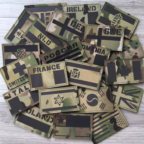 National flag combat patch - flag,