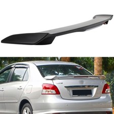 Rear Matte Black Spoiler w/LED