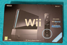 Nintendo Wii (Black Wii Sports