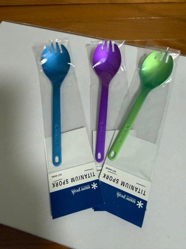 Snow peak set - peak, forchetta
