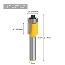 Fresa Con Gambo Da 8 Mm in Carburo Di Tungsteno CNC per Punte per Router Di Legn