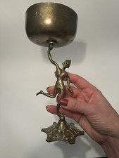  VTG Art Deco Brass Holder