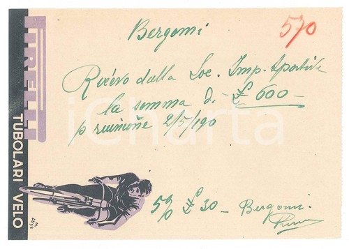 1940 ciclismo autografo - ciclismo, primo