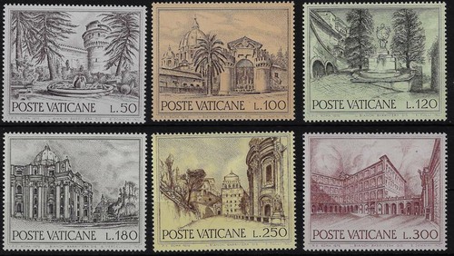 1976 vaticano fontane della - vaticano,