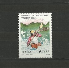 ITALIA 2002 Campionati mondiali di canoa kayak -MNH