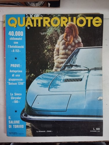 1970 quattroruote dicembre - 1970,
