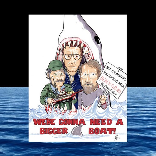 Nuovo jaws poster art - jaws,