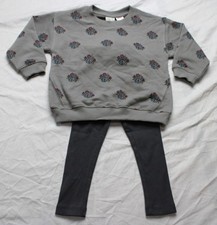 Set felpa e leggings a costine