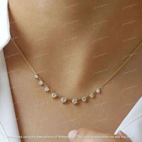 Collana donna con diamanti