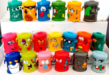 SORPRESINE KINDER FERRERO SERIE VINTAGE BANDA BIDON BIDONI SCEGLI FIGURE TOP RAR