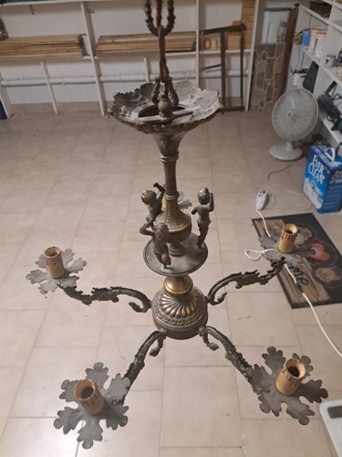 Lampadario stile ottone - stile,