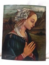 ? TELEMACO  SIGNORINI (Firenze  1835 –1901) ANTICO DIPINTO OLIO SU RAME