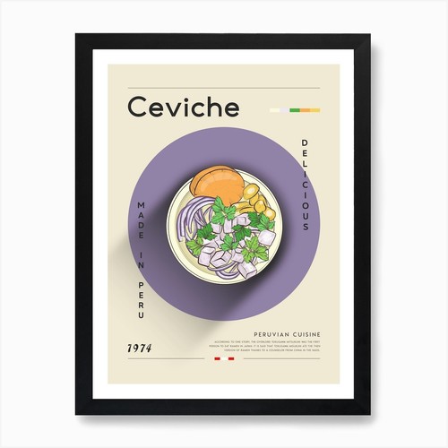 Ceviche stampa artistica con - ceviche,