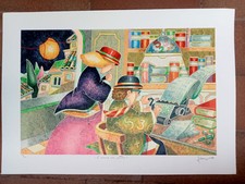 Nesi Francesco Serigrafia Polimaterica 35 X 50 Contabile