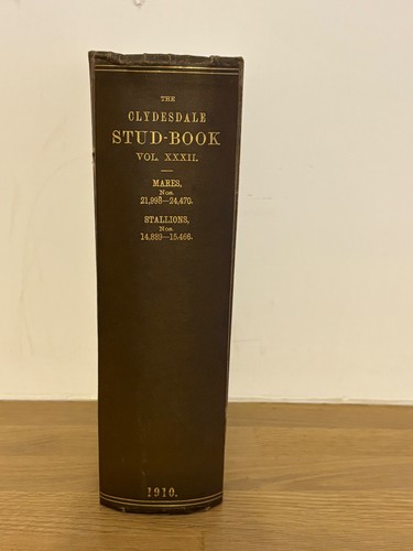 Clydesdale stud book vol - vol, 32