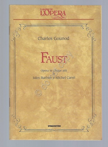 Faust gounod opera lirica - gounod,