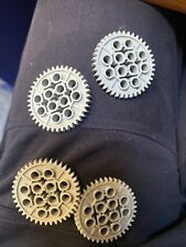 Lego 4 Pz Ingranaggio Grigio 40 Denti Ruota Usato Dal Tempo